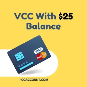 Buy Prepaid VCC card with $25 Balance