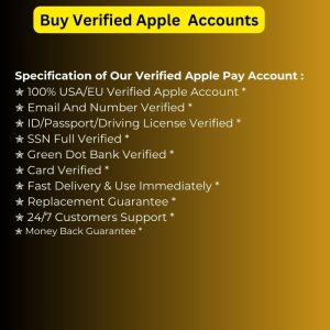 Buy Verified Apple Pay Accounts
