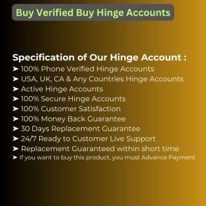 Buy Hinge Accounts