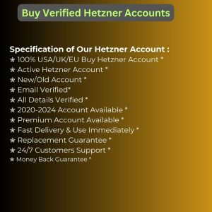 Buy Hetzner Accounts