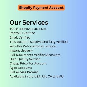 Buy Verified Shopify Payment Accounts