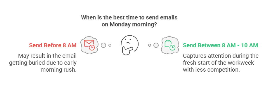 Best Time to Send an Email on Monday
