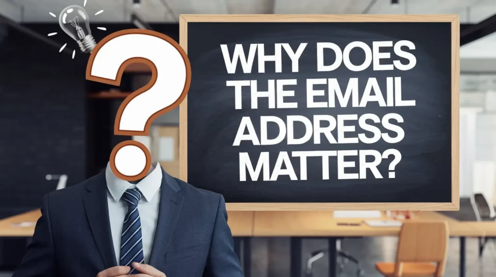 Why Does the Email Address Matter