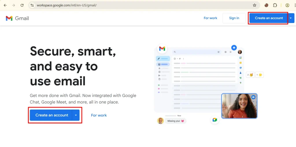 how to create gmail account for my business
