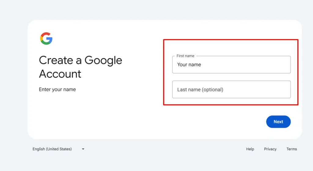 how to create gmail account for my business