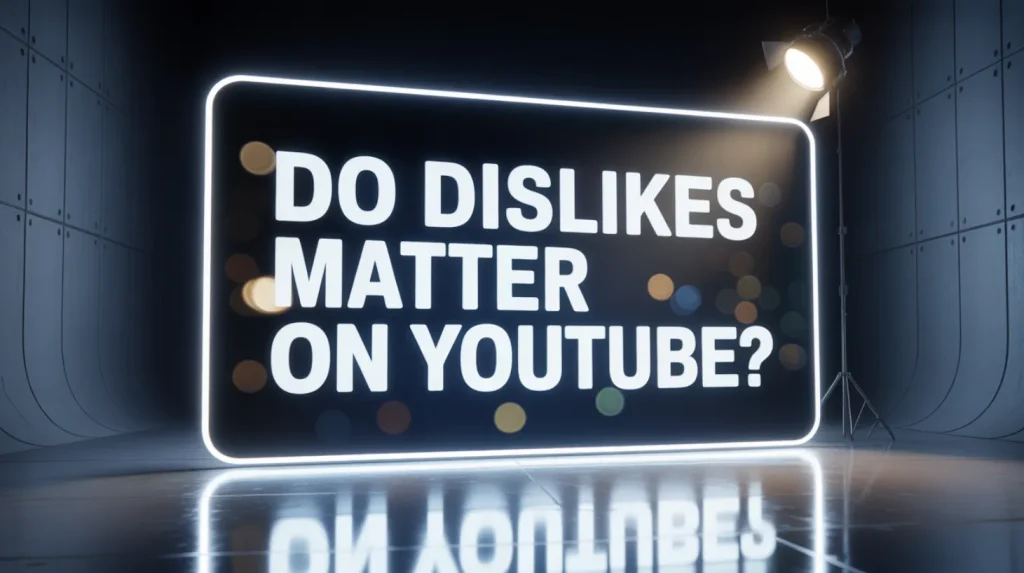 Do Dislikes Matter on YouTube