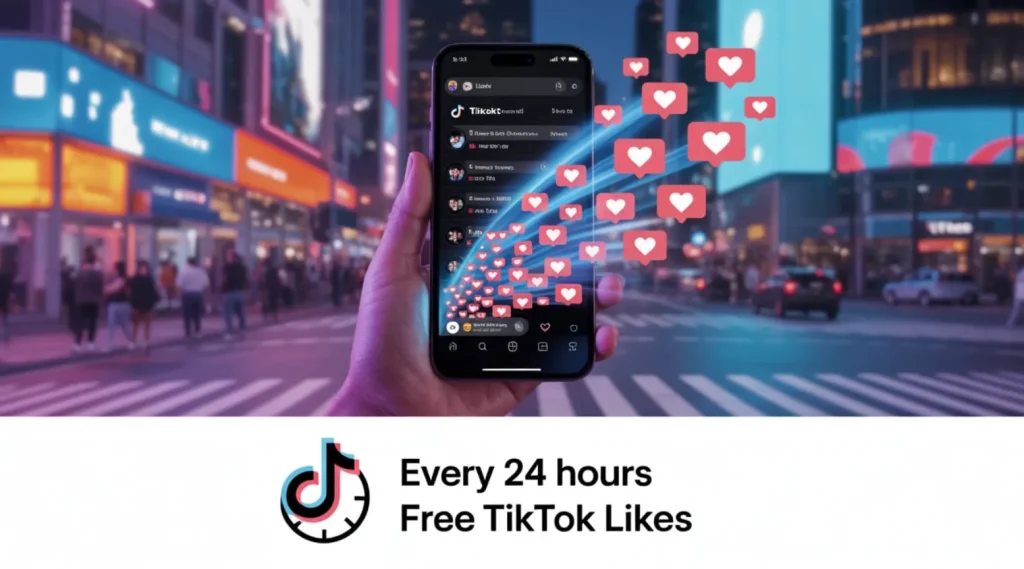 Every 24 Hours Free TikTok Likes 