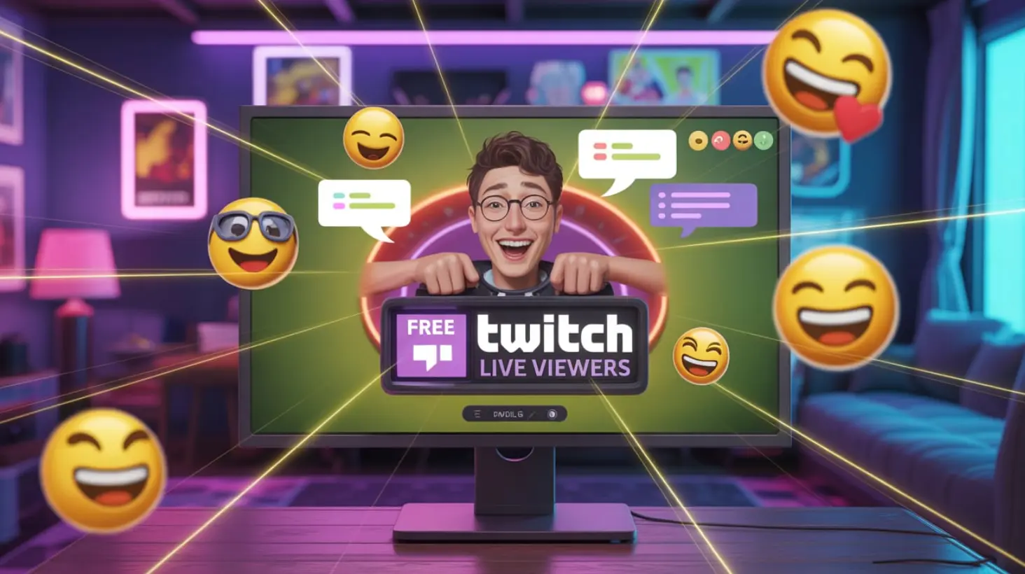Free Twitch Live Viewers