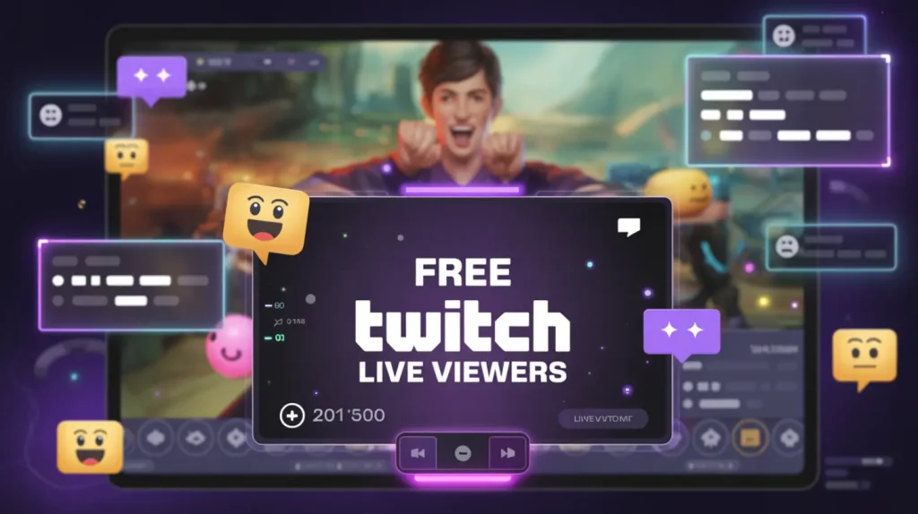 Free Twitch Live Viewers