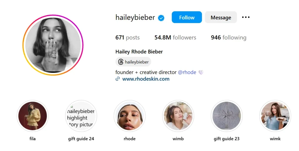 Hailey Bieber