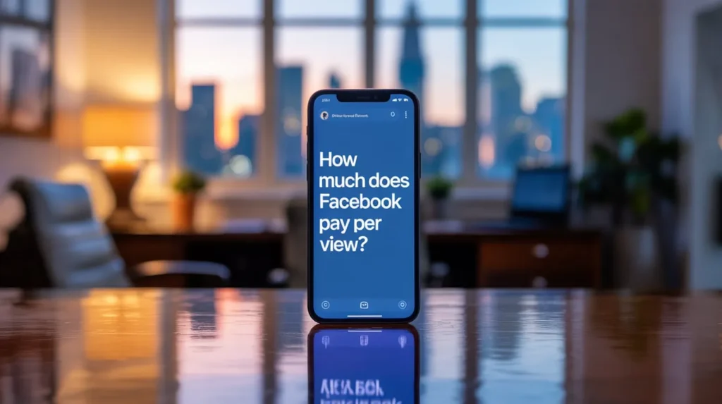 How Much Does Facebook Pay Per View 