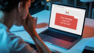 why is my message blocked on gmail from sending